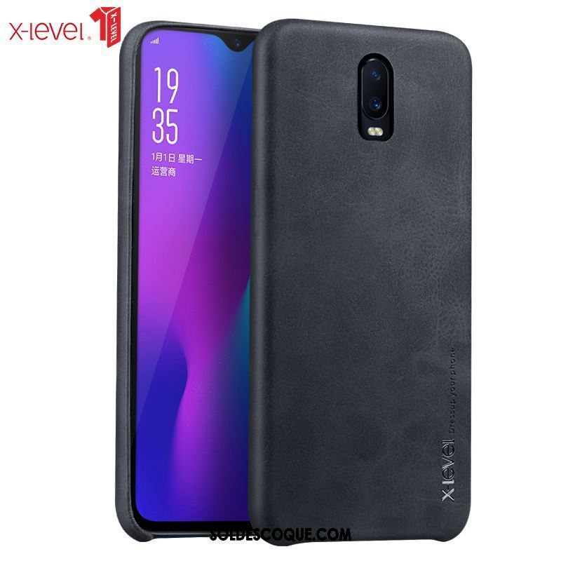 Coque Oppo R17 Étui Personnalité Créatif Vintage Étui En Cuir Pas Cher