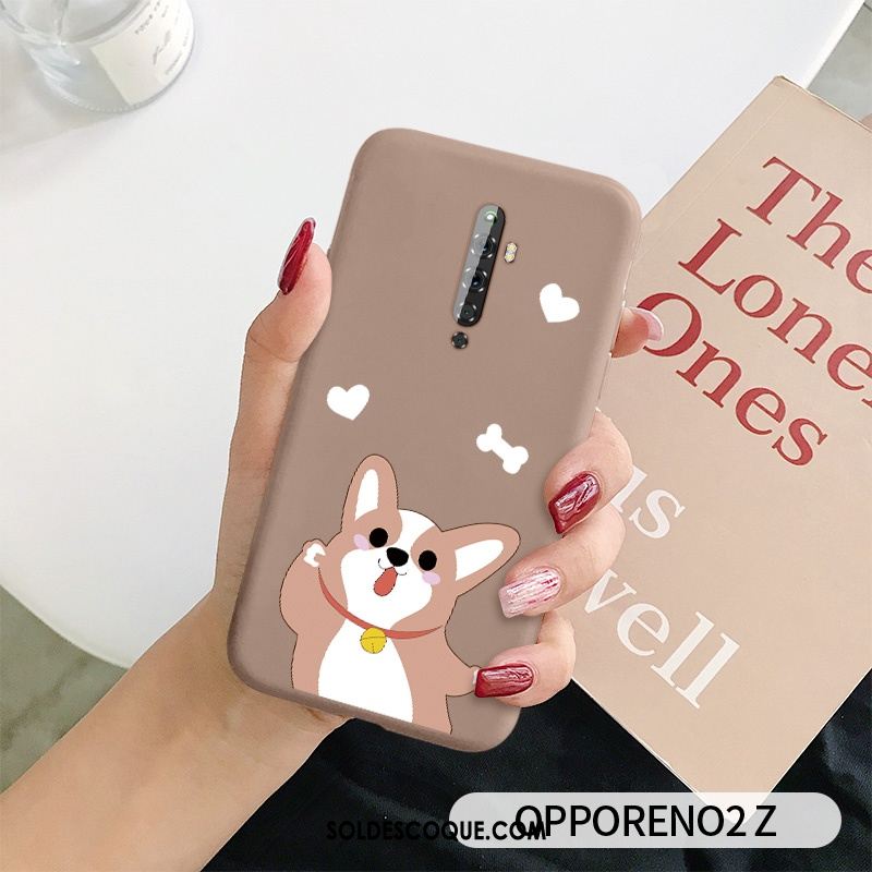 Coque Oppo Reno 2 Z Amoureux Silicone Incassable Protection Charmant Housse En Ligne