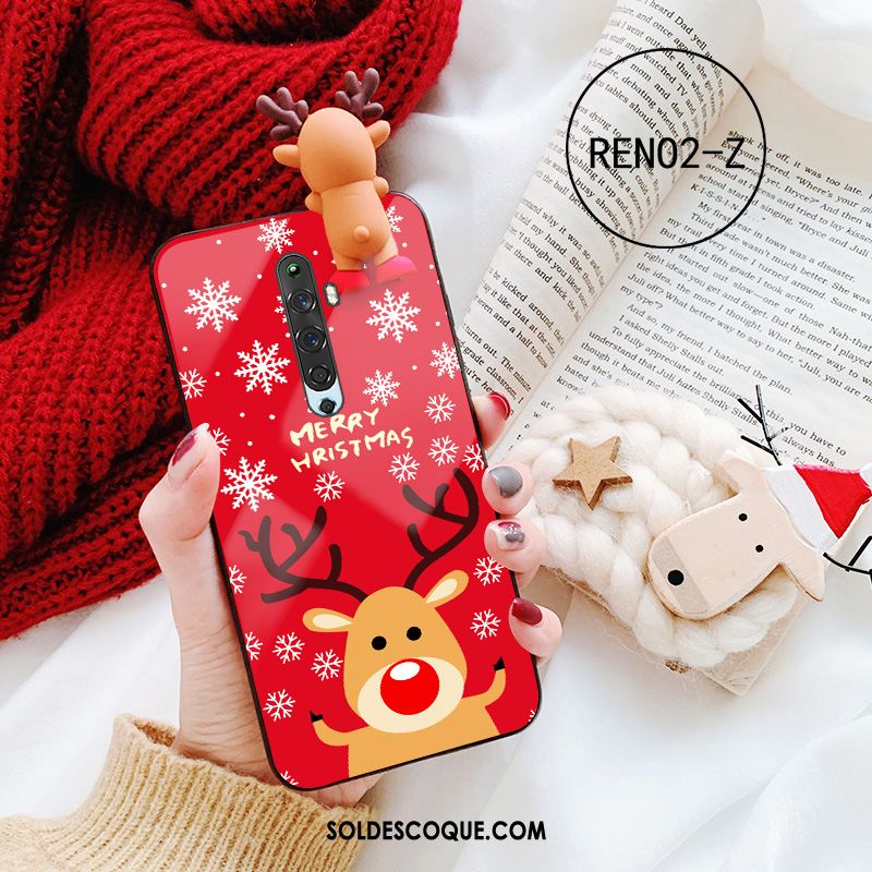 Coque Oppo Reno 2 Z Dessin Animé Cerf Amoureux Nouveau Téléphone Portable Soldes