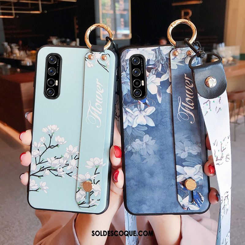 Coque Oppo Reno 3 Pro Silicone Étui Incassable Frais Bleu France