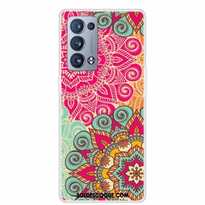 Coque Oppo Reno 6 Pro 5G Mandala Fluo