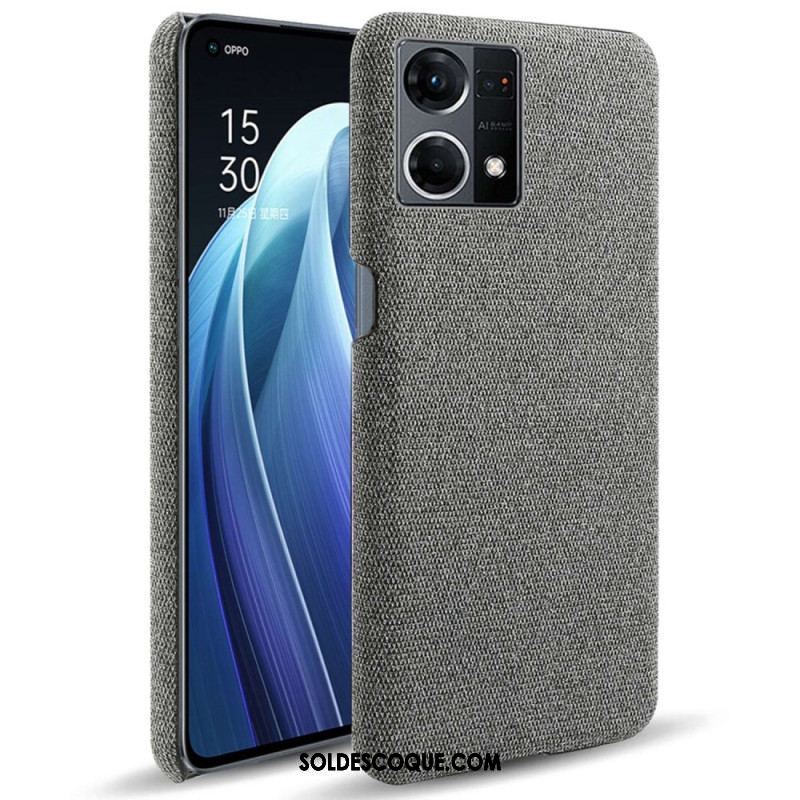 Coque Oppo Reno 7 Tissu