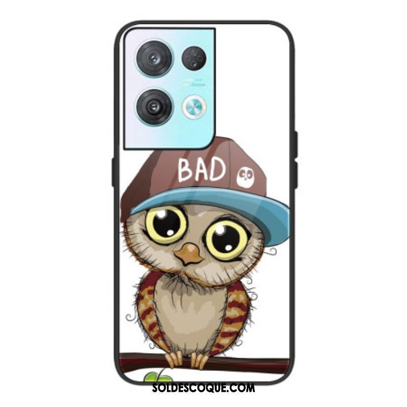 Coque Oppo Reno 8 Pro Verre Trempé Bad Hibou