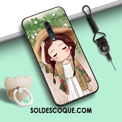 Coque Oppo Reno Z Anneau Fluide Doux Protection Silicone Téléphone Portable Soldes