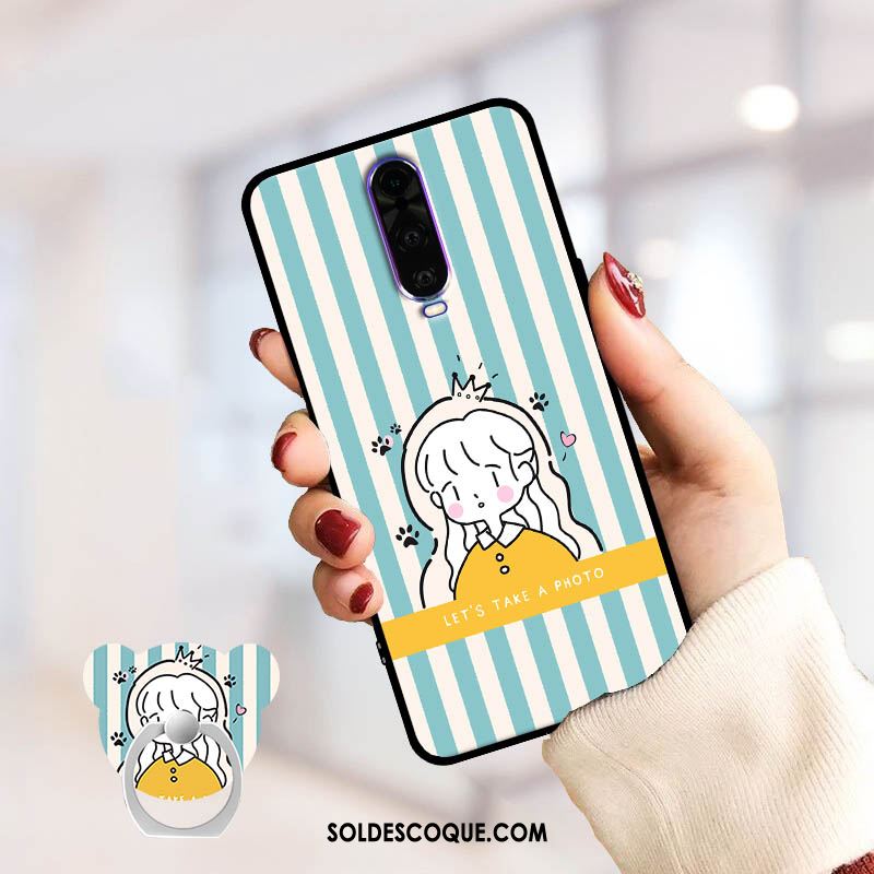 Coque Oppo Rx17 Pro Bleu Fluide Doux Téléphone Portable Tout Compris Membrane Soldes