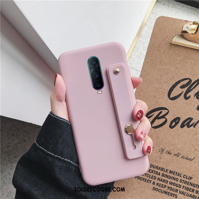 Coque Oppo Rx17 Pro Fluide Doux Tout Compris Étui Téléphone Portable Rose Soldes