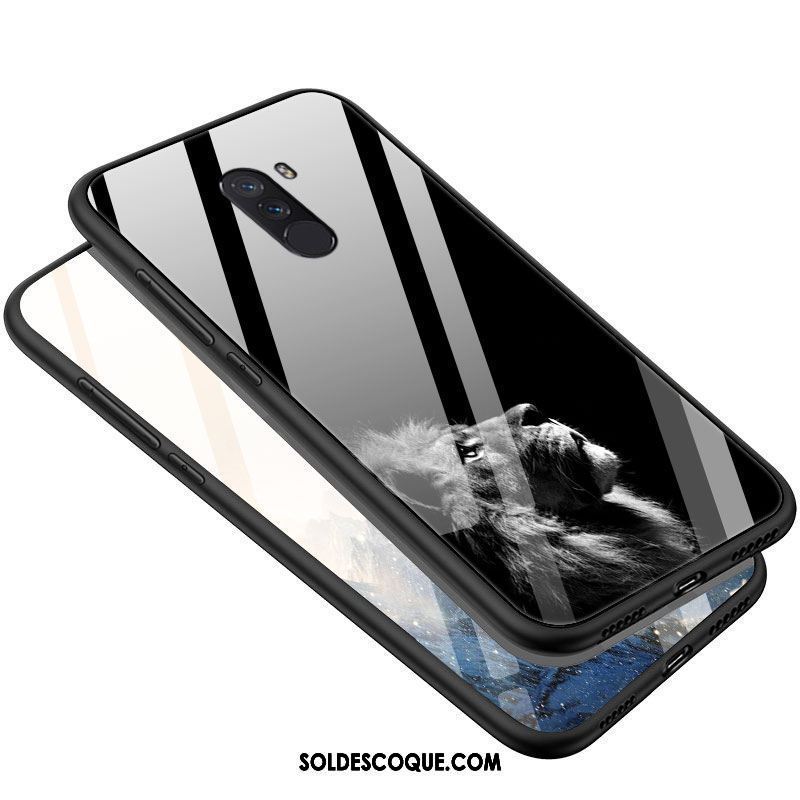 Coque Pocophone F1 Incassable Difficile Silicone Tout Compris Noir Soldes