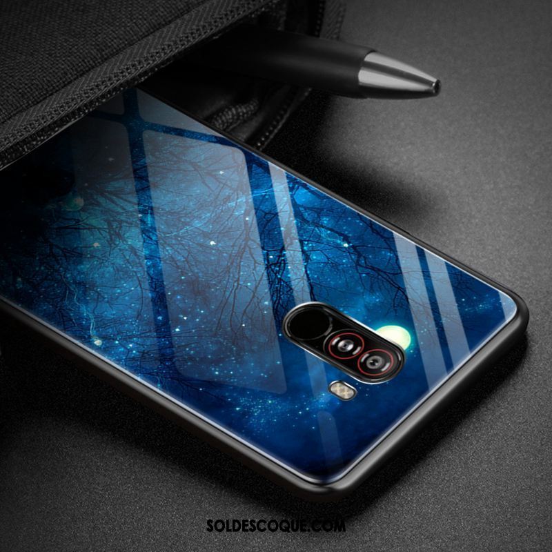 Coque Pocophone F1 Étui Personnalité Protection Petit Clair En Vente