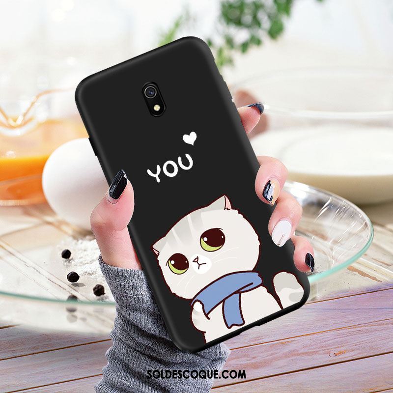 Coque Redmi 8a Fluide Doux Étui Personnalité Rouge Bordure En Vente