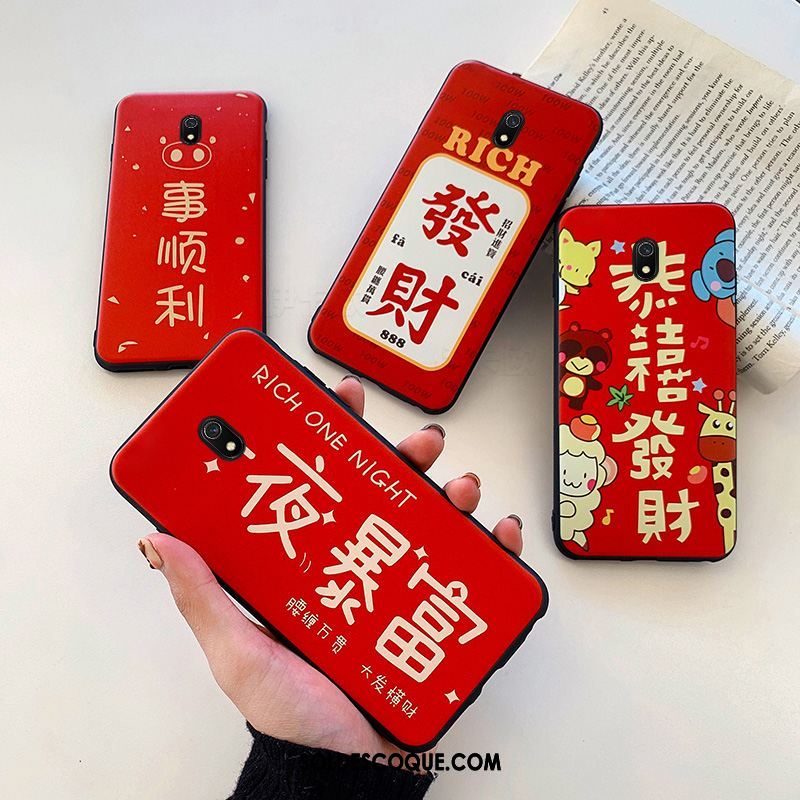 Coque Redmi 8a Téléphone Portable Très Mince Dessin Animé Silicone Incassable En Ligne