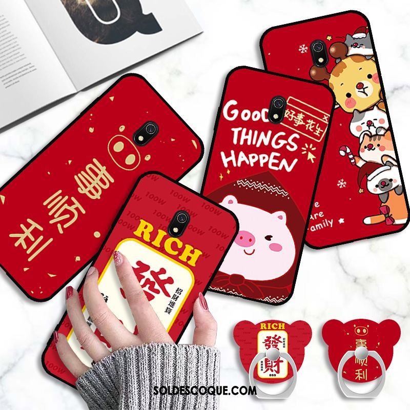 Coque Redmi 8a Étui Tendance Nouveau Téléphone Portable Rouge En Vente