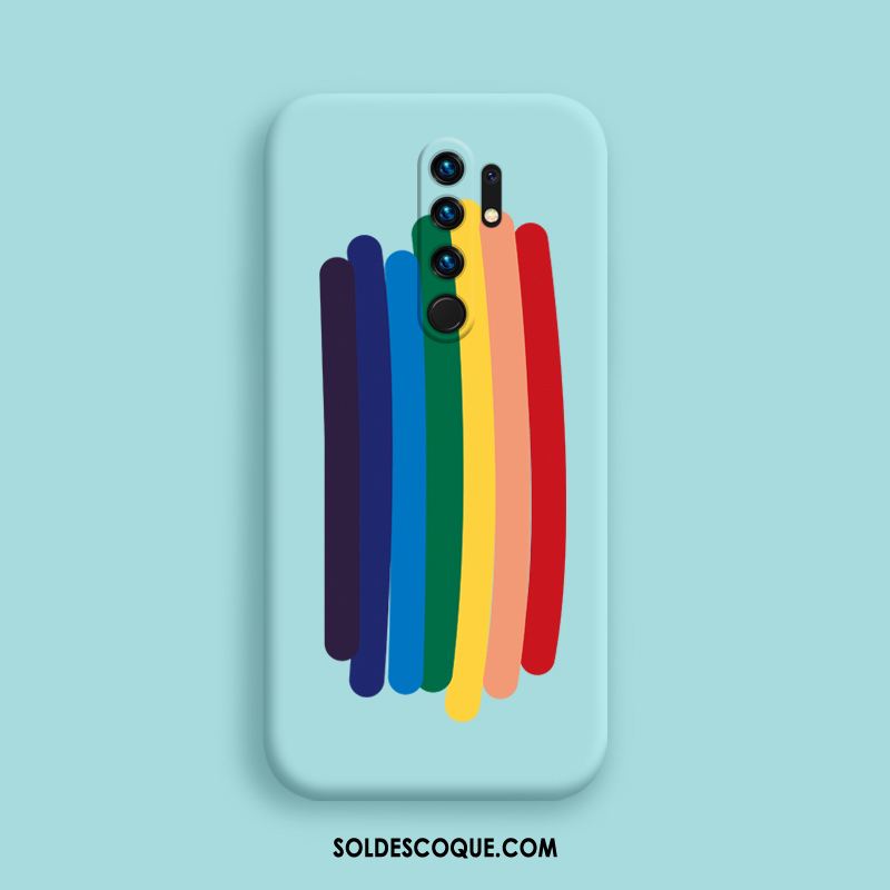 Coque Redmi 9 Bleu Vent Incassable Téléphone Portable Fluide Doux France