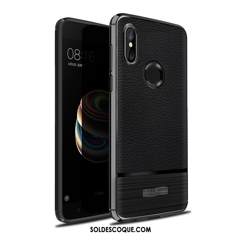 Coque Redmi Note 6 Pro Rouge Téléphone Portable Silicone Net Rouge Noir Soldes