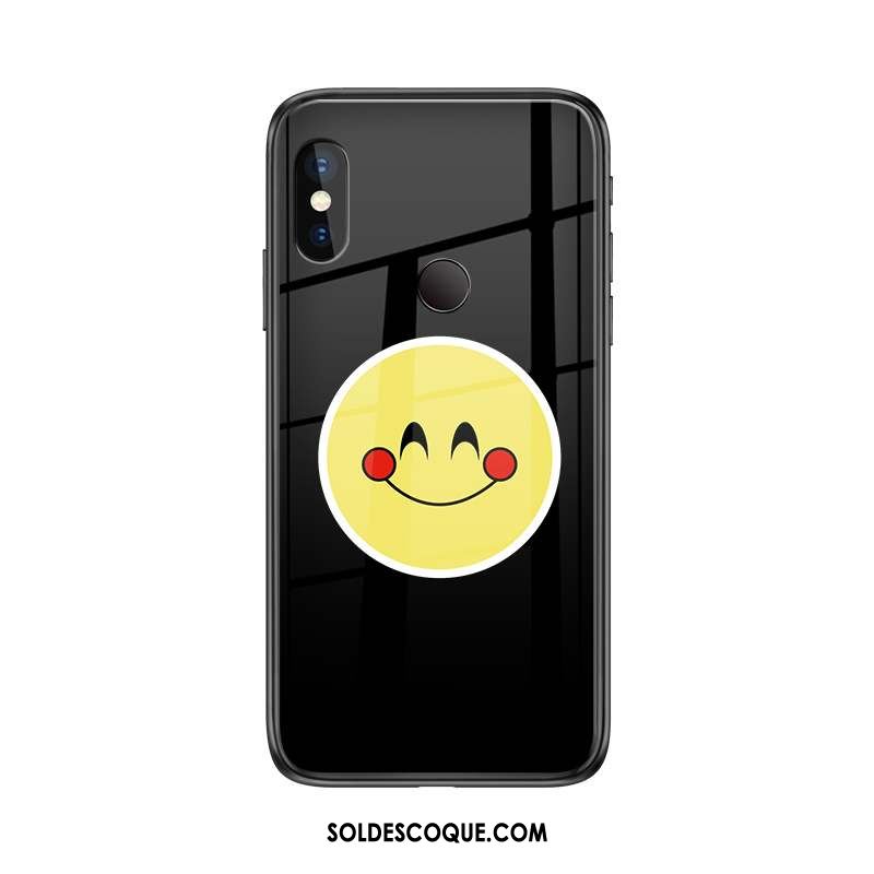 Coque Redmi Note 6 Pro Verre Trempé Petit Rouge Souriant Téléphone Portable En Vente