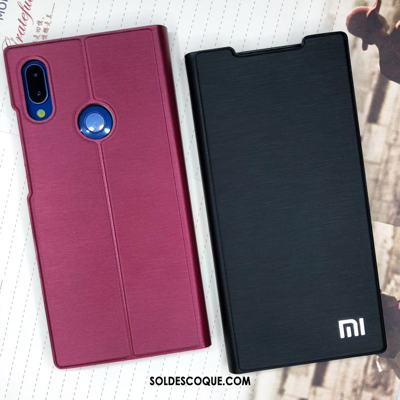 Coque Redmi Note 7 Rouge Petit Étui Téléphone Portable Protection Soldes