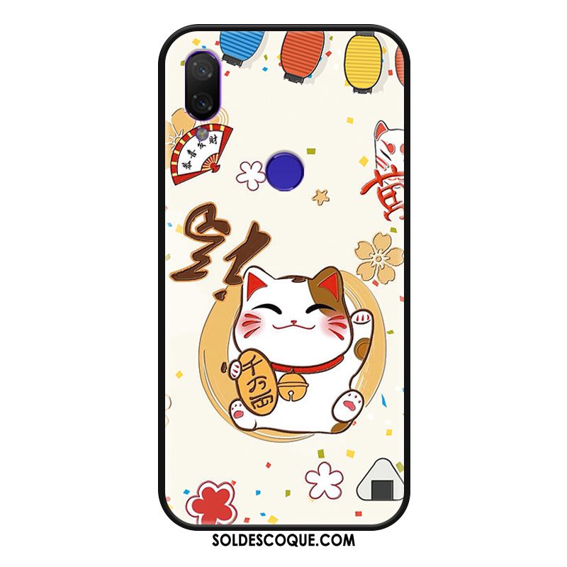 Coque Redmi Note 7 Tout Compris Téléphone Portable Dessin Animé Chat Rouge En Ligne