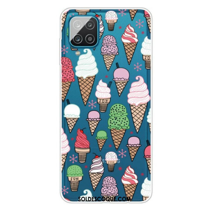 Coque Samsung Galaxy A12 / M12 Glaces à la Crème