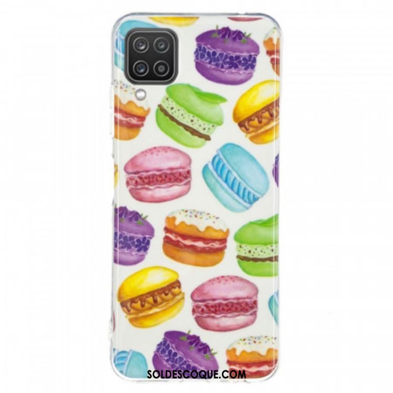 Coque Samsung Galaxy A12 / M12 Macarons Fluorescente