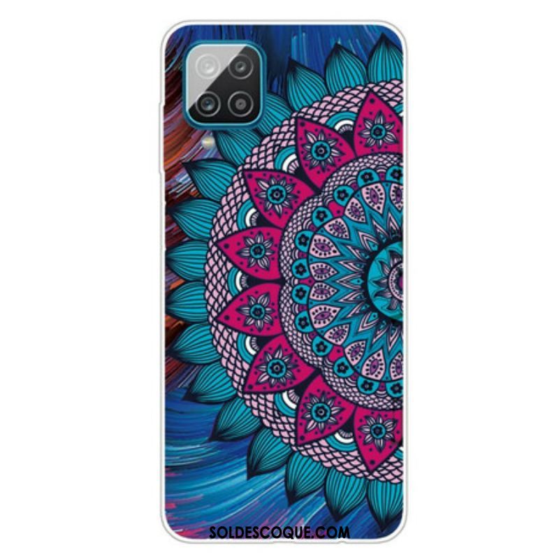 Coque Samsung Galaxy A12 / M12 Mandala Coloré