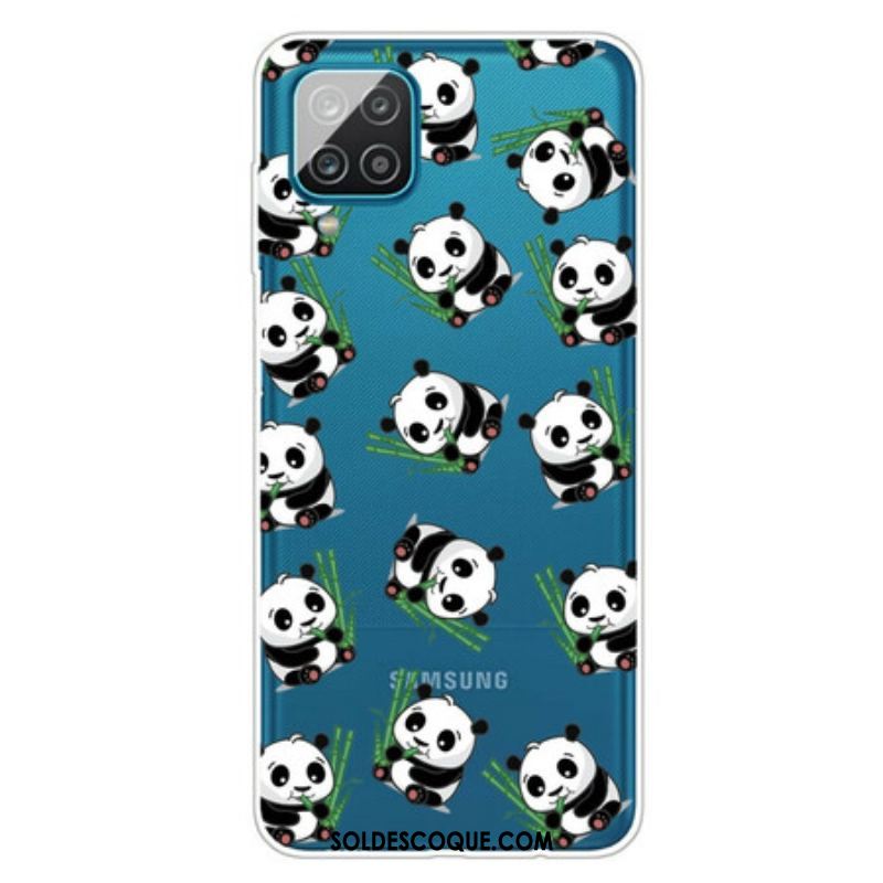 Coque Samsung Galaxy A12 / M12  Petits Pandas