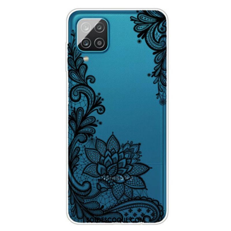 Coque Samsung Galaxy A12 / M12 Sublime Dentelle