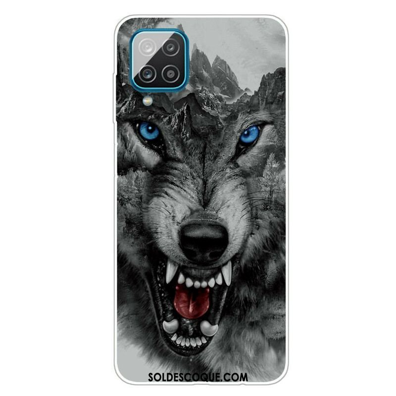 Coque Samsung Galaxy A12 / M12 Sublime Loup