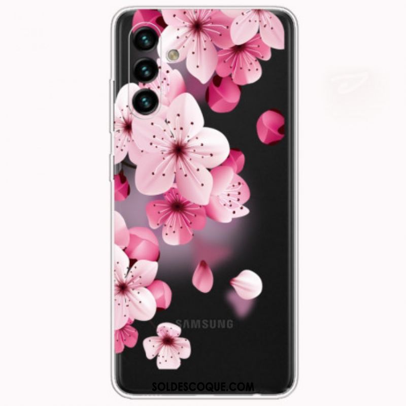 Coque Samsung Galaxy A13 5G / A04s Petites Fleurs Roses