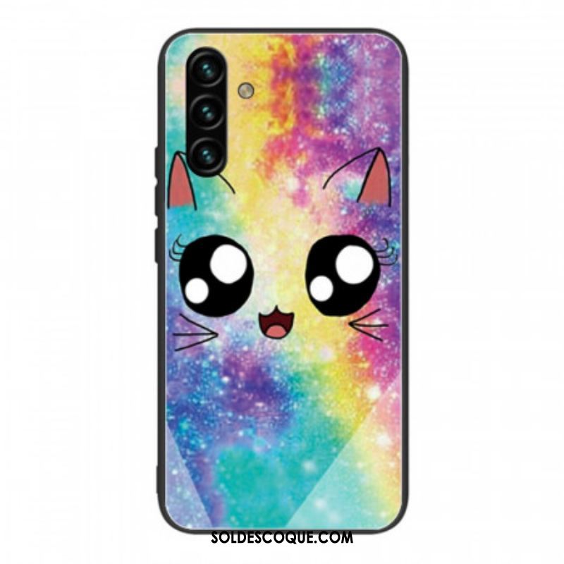 Coque Samsung Galaxy A13 5G / A04s Verre Trempé Chat