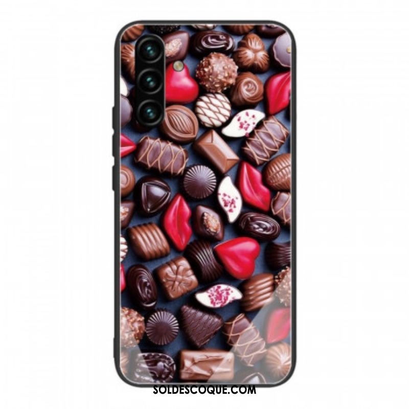 Coque Samsung Galaxy A13 5G / A04s Verre Trempé Chocolat