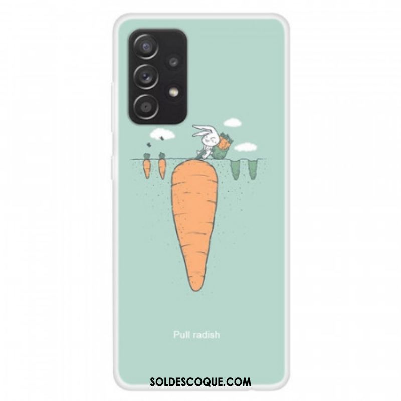 Coque Samsung Galaxy A13 Lapin au Jardin