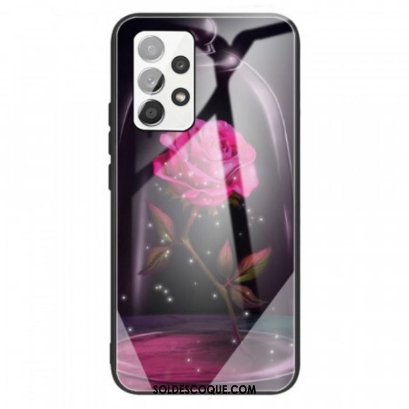 Coque Samsung Galaxy A13 Verre Trempé Rose Magique