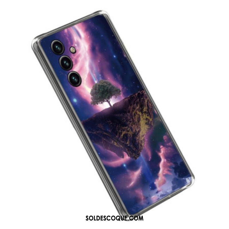 Coque Samsung Galaxy A14 5G / A14 Silicone Arbre Futuriste