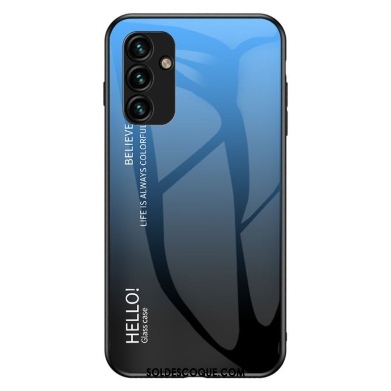 Coque Samsung Galaxy A14 5G / A14 Verre Trempé Hello