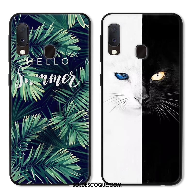 Coque Samsung Galaxy A20e Fluide Doux Étui Délavé En Daim Personnalité Créatif Soldes