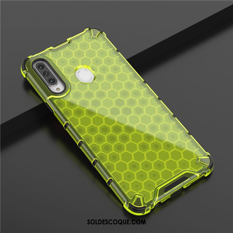 Coque Samsung Galaxy A20s Étoile Vert Trois Défenses Membrane Fluide Doux Pas Cher