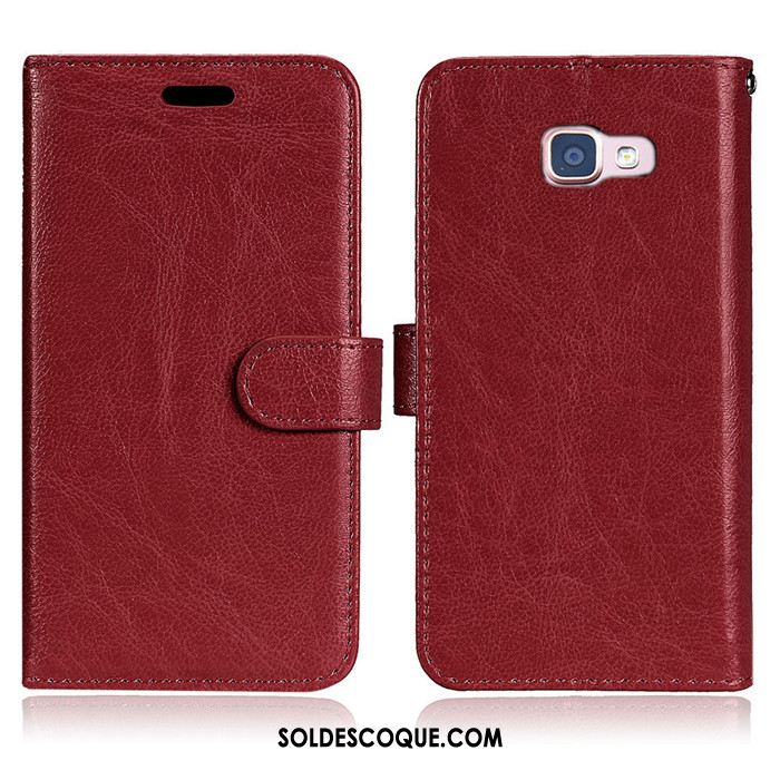 Coque Samsung Galaxy A3 2016 Protection Étoile Téléphone Portable Marron Portefeuille Pas Cher