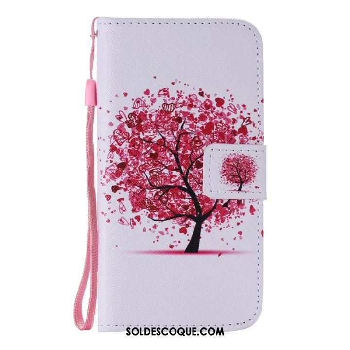 Coque Samsung Galaxy A3 2016 Téléphone Portable Rose Peinture Étoile Étui Housse Pas Cher