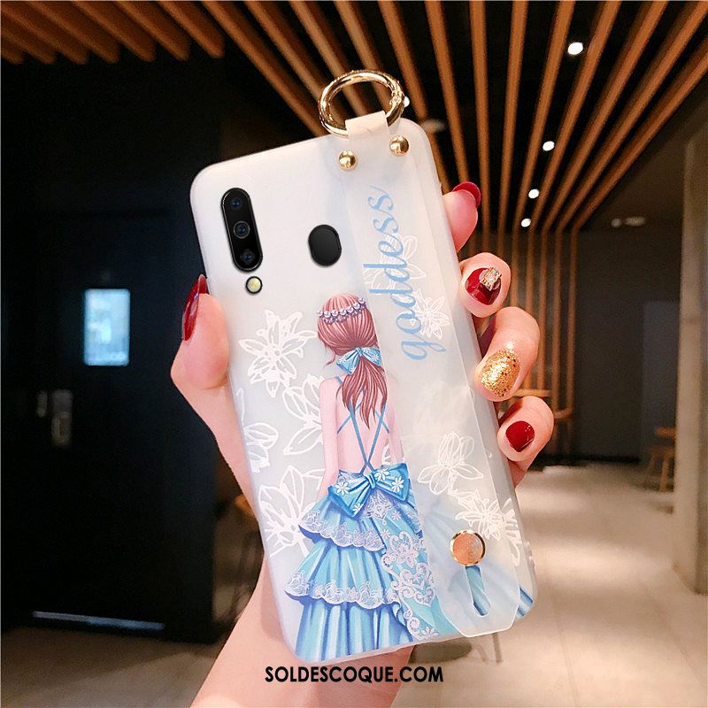 Coque Samsung Galaxy A40s Personnalité Étoile Bleu Étui Fluide Doux Soldes