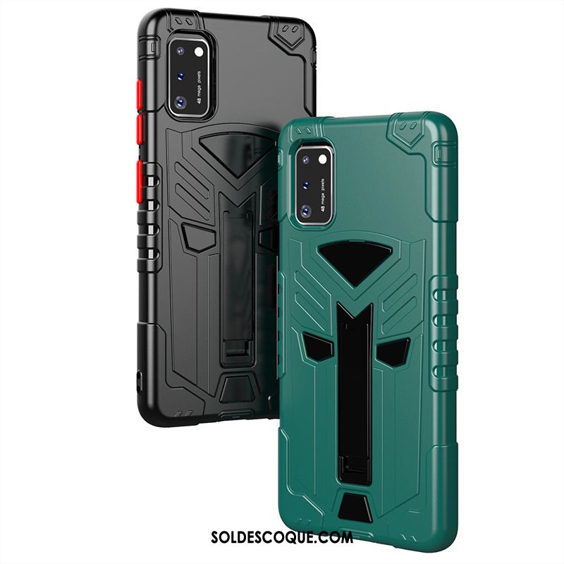 Coque Samsung Galaxy A41 Étoile Vert Téléphone Portable Fluide Doux Protection Housse Pas Cher