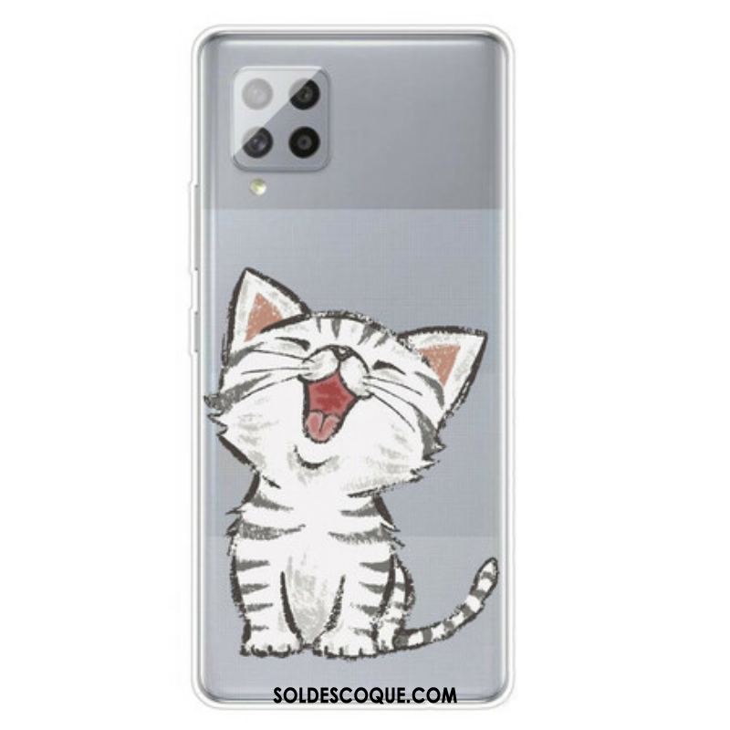 Coque Samsung Galaxy A42 5G Cute Cat