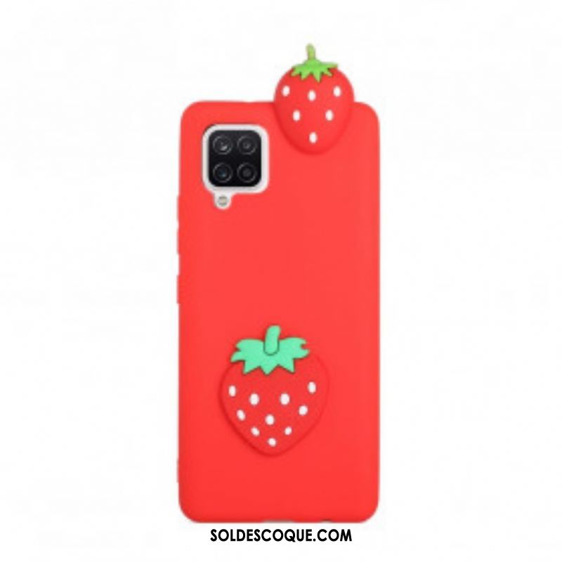 Coque Samsung Galaxy A42 5G La Fraise 3D