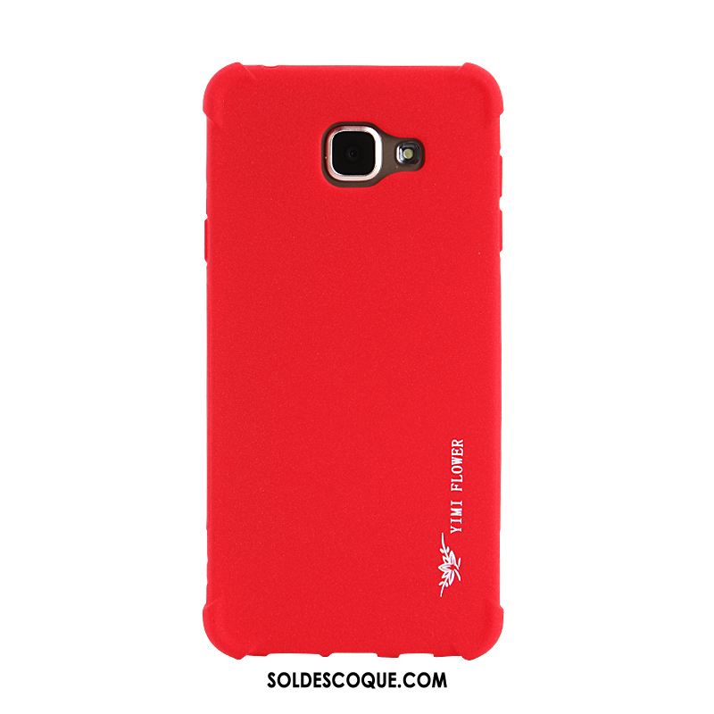 Coque Samsung Galaxy A5 2016 Rouge Étoile Téléphone Portable Étui Silicone Pas Cher