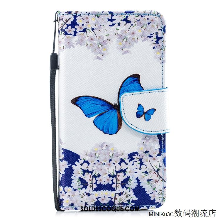 Coque Samsung Galaxy A5 2017 Dessin Animé Bleu Étui En Cuir Silicone Protection En Ligne