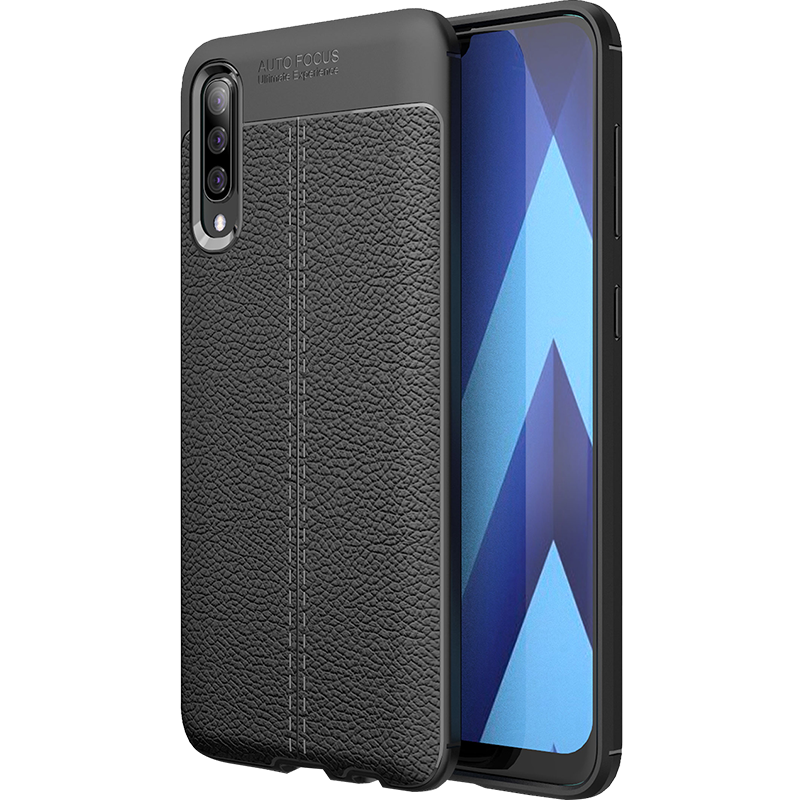 Coque Samsung Galaxy A50 Personnalité Tout Compris Noir Silicone Cuir Pas Cher