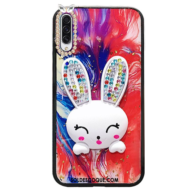 Coque Samsung Galaxy A50s Créatif Incassable Incruster Strass Mode Support Soldes