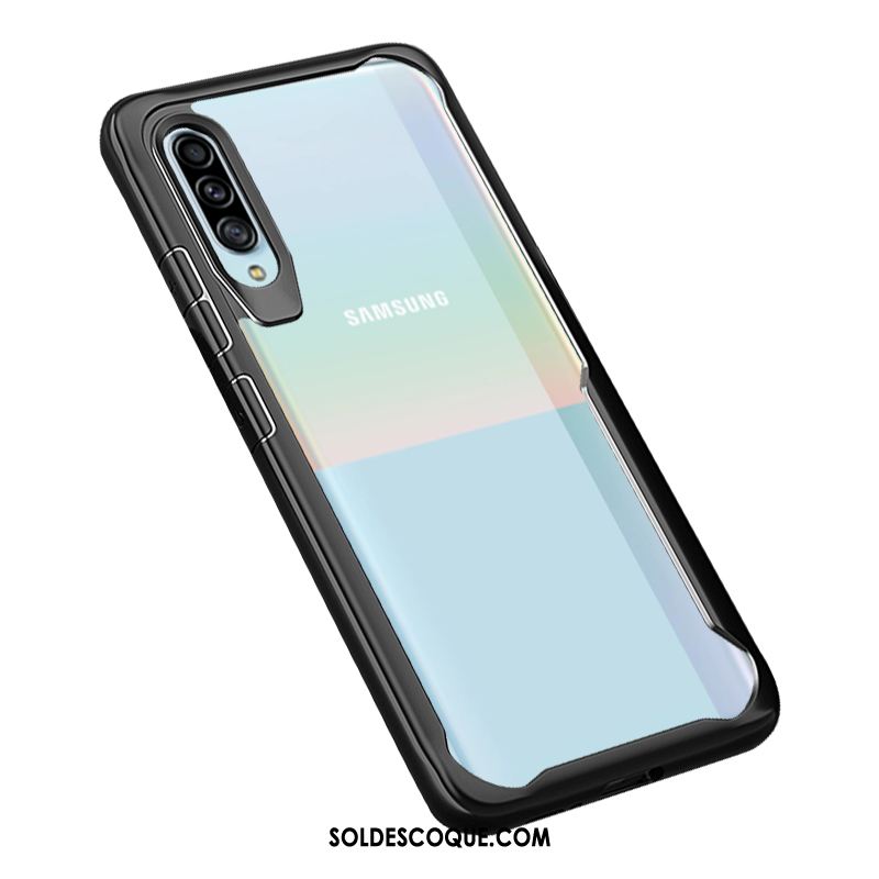 Coque Samsung Galaxy A50s Incassable Luxe Étui Fluide Doux Transparent Soldes