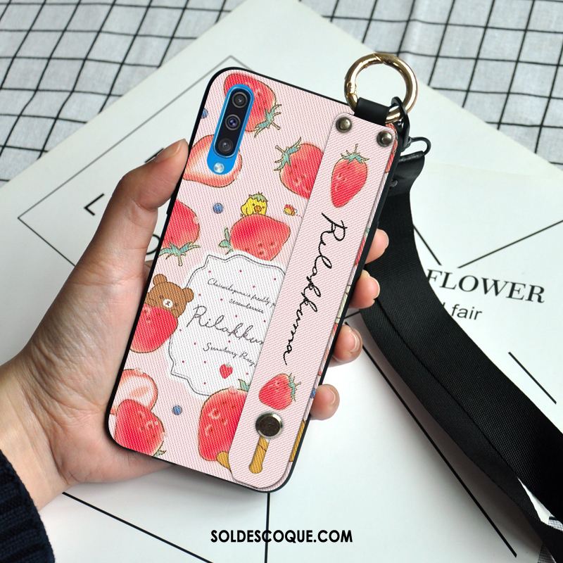 Coque Samsung Galaxy A50s Incassable Étoile Rose Fruit Téléphone Portable Soldes