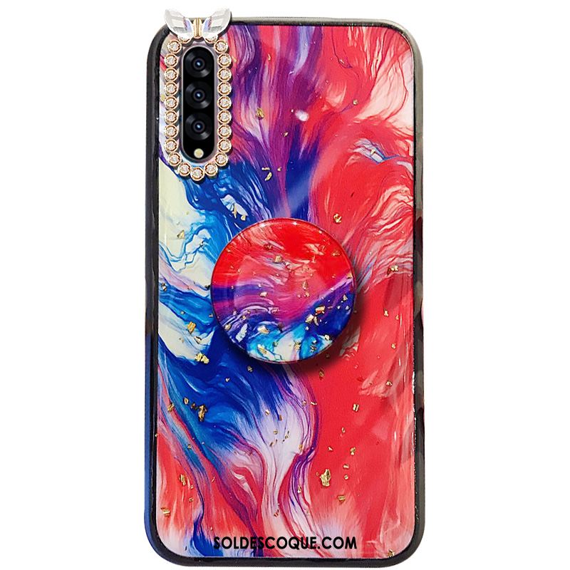 Coque Samsung Galaxy A50s Incruster Strass Difficile Étoile Téléphone Portable Étui Housse Soldes