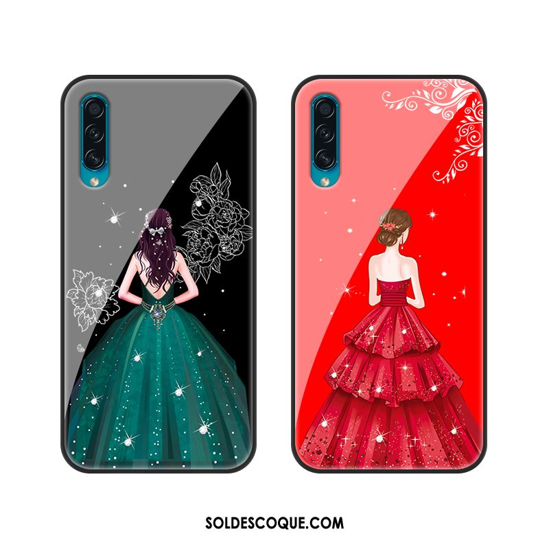 Coque Samsung Galaxy A50s Téléphone Portable Verre Noir Tout Compris Tendance En Ligne