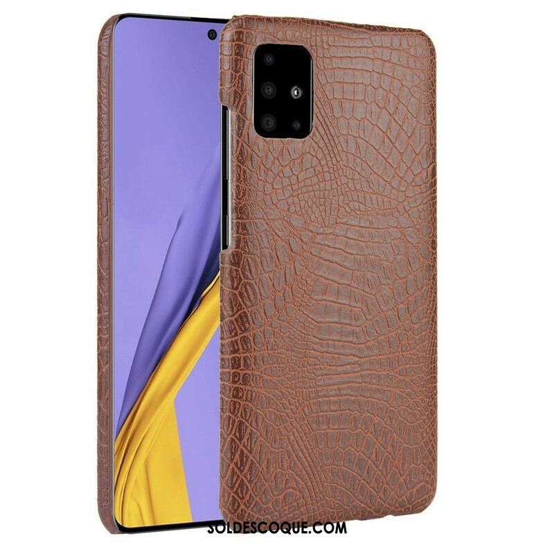 Coque Samsung Galaxy A51 5G Effet Peau de Crocodile